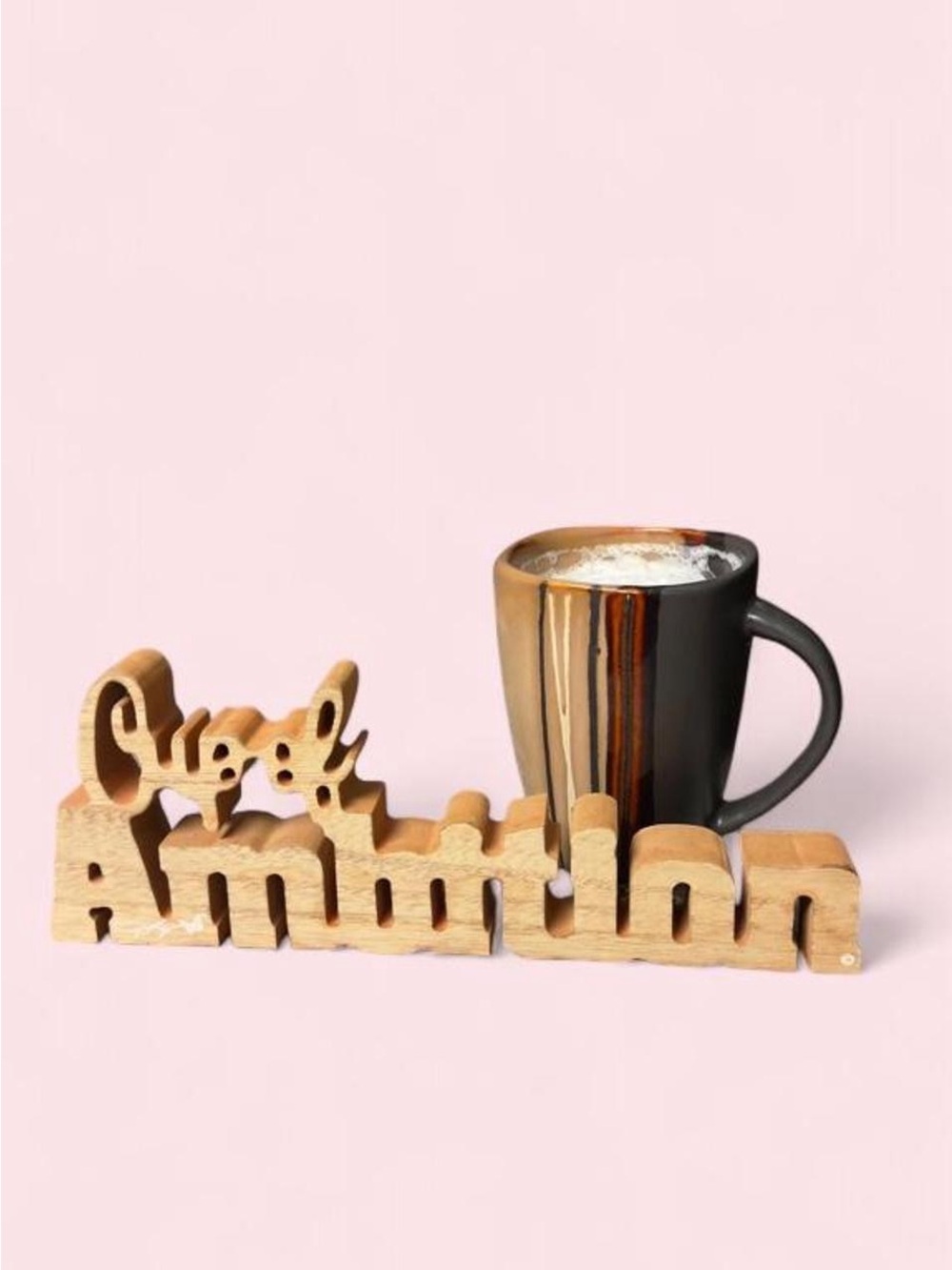 Dolly Parton wooden sign - pour yourself a cup of ambition
